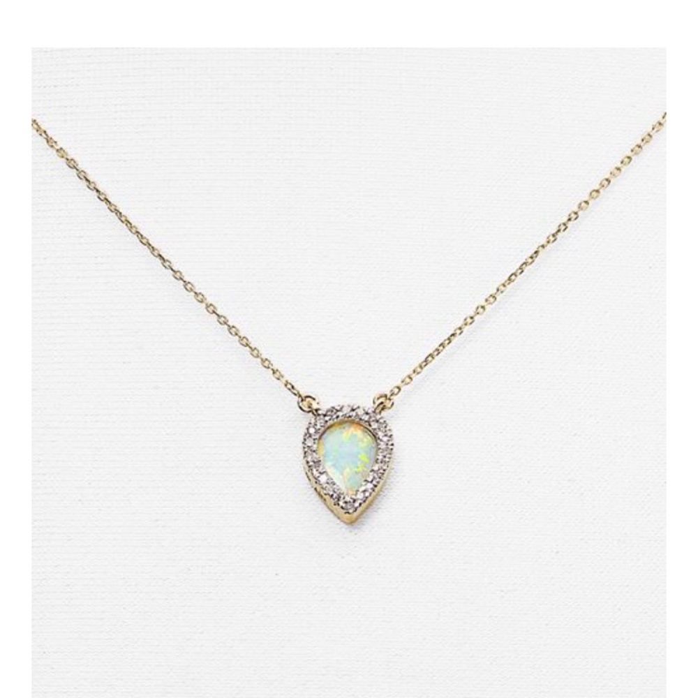 Adina Reyter opal Diamond Necklace Pendant